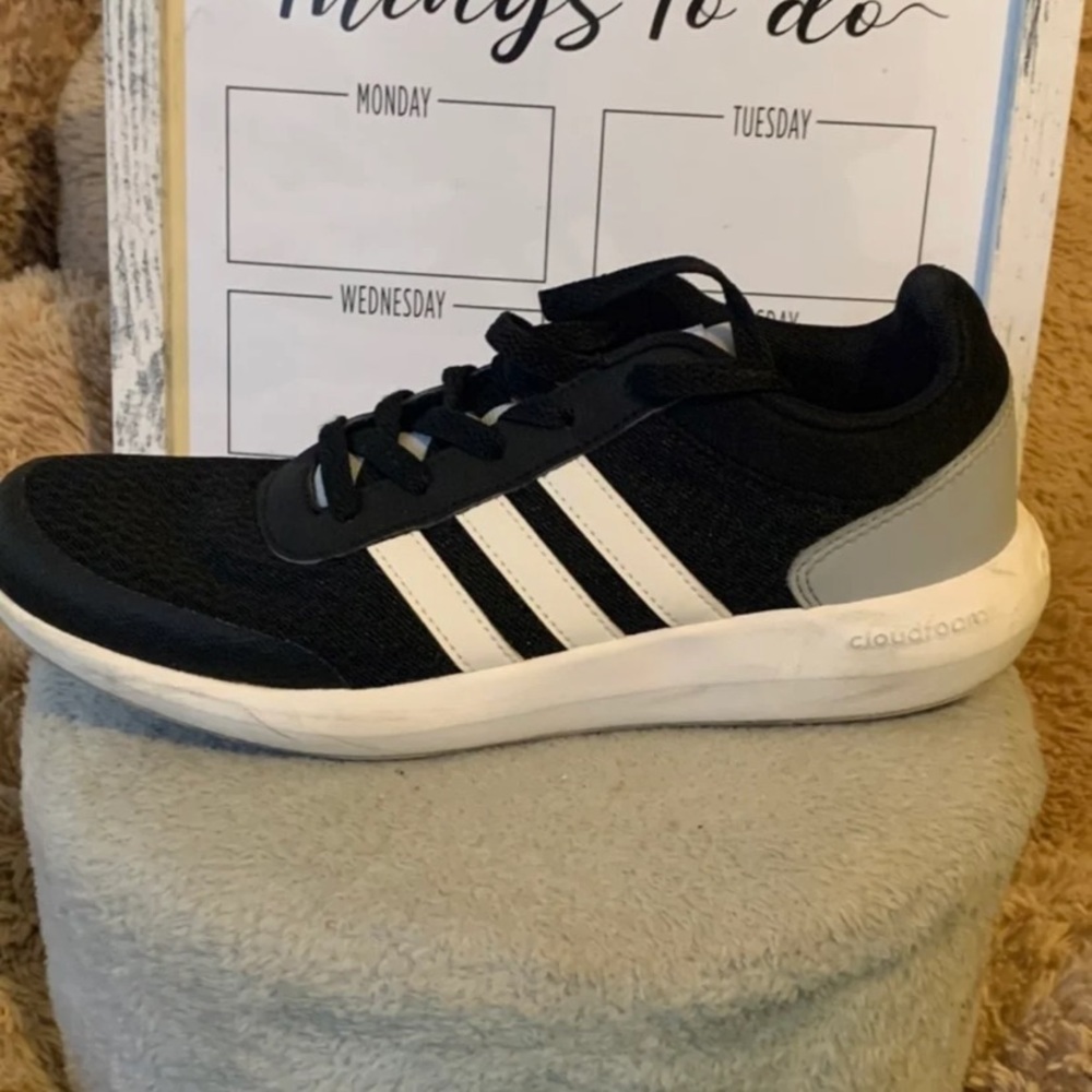 Black and white Adidas size 5.5